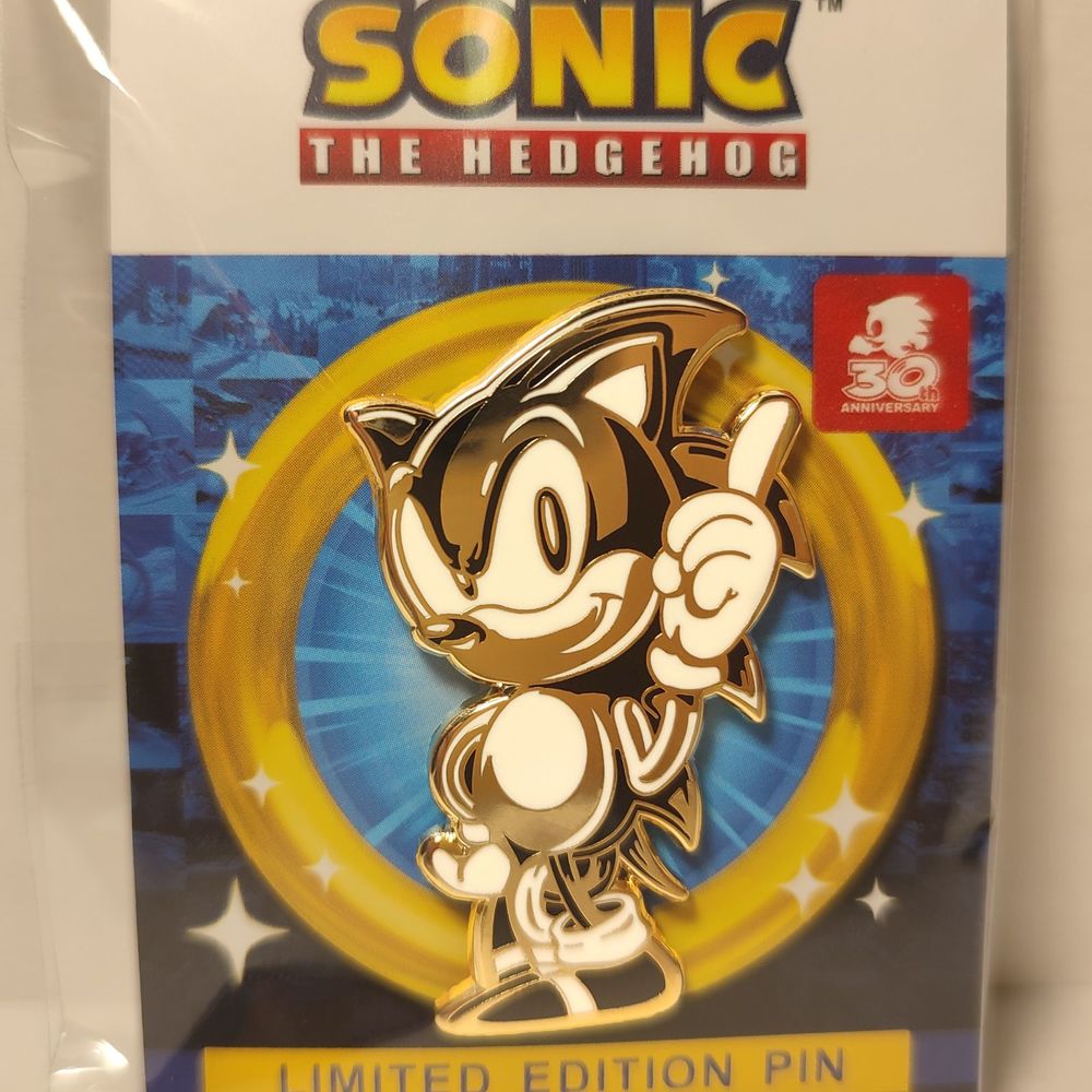 Sonic 1 Limited Edition Collectible Enamel Pin Official Sega Hedgehog Brooch